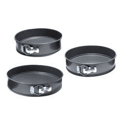 Conjunto 3 Peças Forma Assadeira Fundo Removível Bolo Torta é boa?