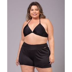 short saída de praia plus size