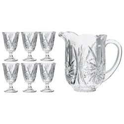 Conjunto 7 Peças Jarra e 6 Copos Cristal Prima Luxo Lyor é boa?