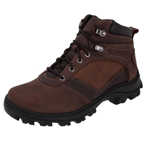 bota coturno couro masculino