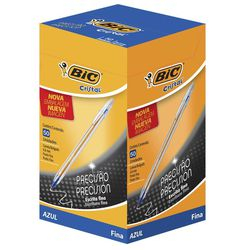 Caneta Cristal Fina 0,8mm Azul Cartucho Com 50 Unidades - Bic é boa?