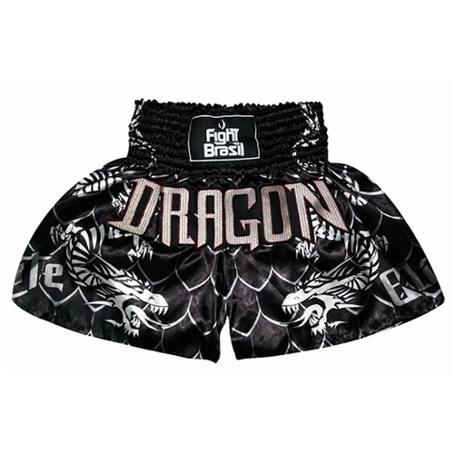 shorts kickboxing 500 treino e competição preto