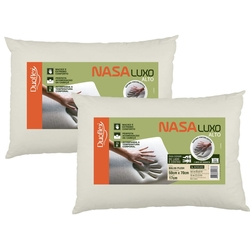 Kit 2 Travesseiros Nasa Alto Luxo 50x70cm - Duoflex é boa?