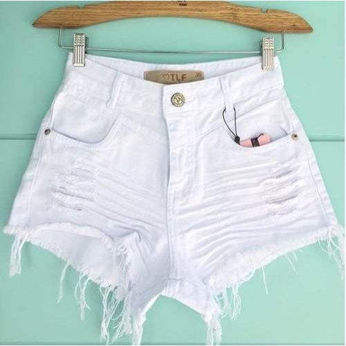 shorts hot pants cintura alta