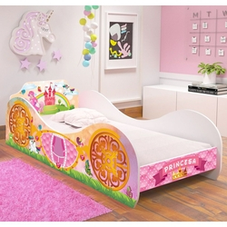 Cama Solteiro Carruagem Princesa Encantada com Colchão D20 - RPM Móveis Menor preço em Cama Solteiro Carruagem Princesa Encantada com Colchão D20 - RPM Móveis