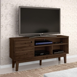 Rack para TV até 55 Polegadas 1 Porta 1. 3 Retrô Malbec Móveis Germai Capuccino é boa?