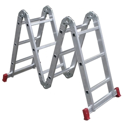 Escada Multifuncional Articulada em Aluminio 3x4 12 Degraus Ate 150 Kg é boa?