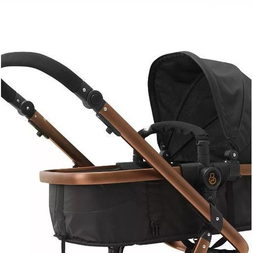 Carrinho de bebê tessy moisés cinza 1045cz galzerano 3 rodas Clearance