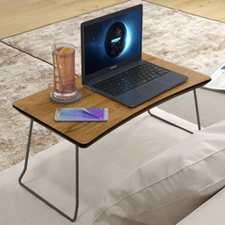 Mesa Suporte Multiuso Prisma Para Notebook Dobrável - Freijó com Preto é boa?
