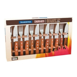 Kit churrasco 12 peças jumbo garfo faca 22399/063 tramontina é boa?