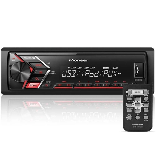 Som Automotivo Radio Mp3 Para Carro Pioneer Mvh-s108ui Mixtrax USB Som Automotivo Radio Mp3 Para Carro Pioneer Mvh-s108ui Mixtrax USB