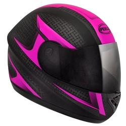 Capacete Moto Feminino Peels Spike Storm Preto Fosco Rosa - 58 - Preto Fosco/Rosa é boa?