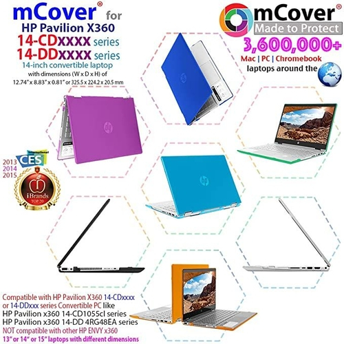 MCover Hard Shell Case For 14 HP Pavilion X360 14 CDxxxx 14 DDxxxx