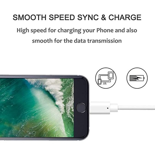 Lightning Cable iPhone Charger 3Pack 6.5FT Lightning to USB A Cable