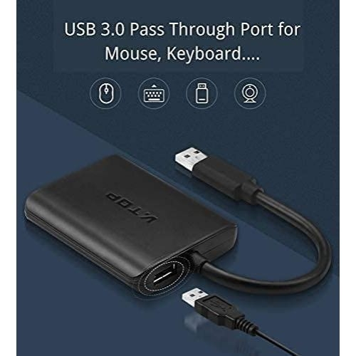 VTOP USB 3.0 to Dual Port Gigabit RJ45 NIC Adapter w/USB Port