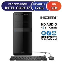 Computador EasyPC Standard Intel Core i7 12GB HD 3TB HDMI é boa?