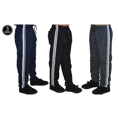 calça masculina tecido tactel