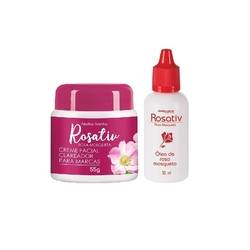 Kit Creme Clareador Para Marcas Com Óleo Rosa Mosqueta 55g + Óleo Rosa Mosqueta Rosativ Abelha Rainha 30ml é boa?