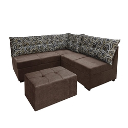 Sofá de Canto Renaut c/Puff Mamflex Suede Marrom / Flor é boa?
