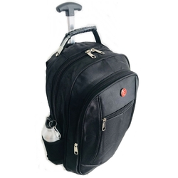 Mochila Rodinha Roda 40 Litros Puxador Reforçado Cabo De Aço Preta Faculdade Escola Trabalho é boa?