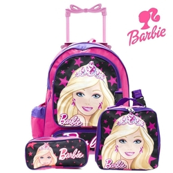 Mochila escolar Barbie A Princesa E A Pop Star Sestini no Shoptime