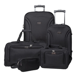 Conjunto Malas De Viagem Friburgo, 5 Peças, 2 Rodas Duplas, Alça Superior E Lateral - Preta é boa?
