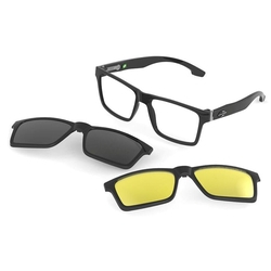 Armação Oculos Grau Mormaii Swap M6057a0256 Preto Brilho Com 2 Clip On Polarizado é boa?