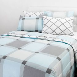 Enxoval Cama King Rafaela Azul 7 Peças 100% Algodão - Casa & Conforto é boa?