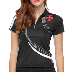 Camisa Polo Feminina Baby Look Vasco da Gama Logo Lateral Oficial é boa?