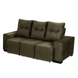 Sofá Retrátil e Reclinável Omega 2,02 Mts Tecido Suede Café - Moveis Marfim é boa?