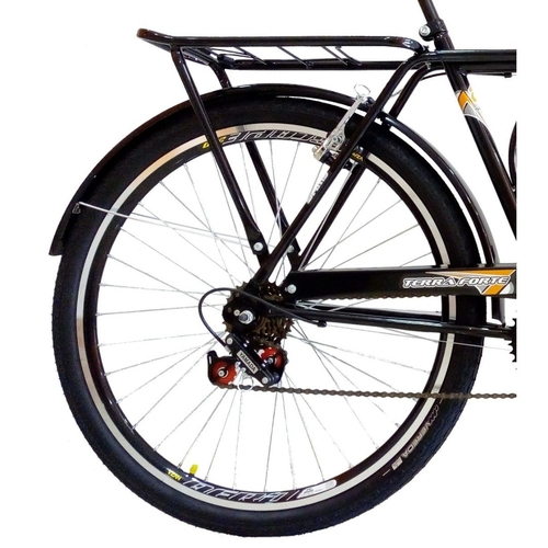 Bicicleta Barra Forte Preto Samy C 6 Marchas C Aros Aero No Shoptime