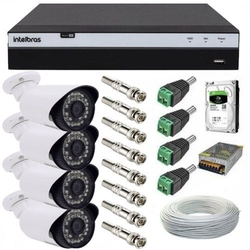 Kit 4 Câmeras De Segurança Full Hd 1080p 2 Megapixel 36 Leds Infra + Dvr Intelbras Mhdx 3004 Full Hd é boa?