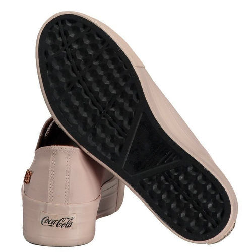 tênis coca cola basket floater plataforma feminino rosa