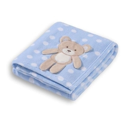 Manta Soft Para Bebê Ursinho Poá Azul Loani é boa?