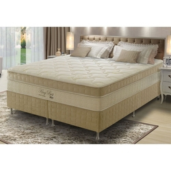 Conjunto Cama Box + Colchão Queen King Best com Molas Ensacadas 158x198x70 Firme Marfim/Bege Anjos é boa?