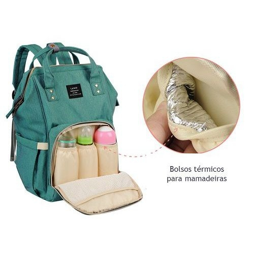 Mochila bolsa maternidade land original impermeável Clearance