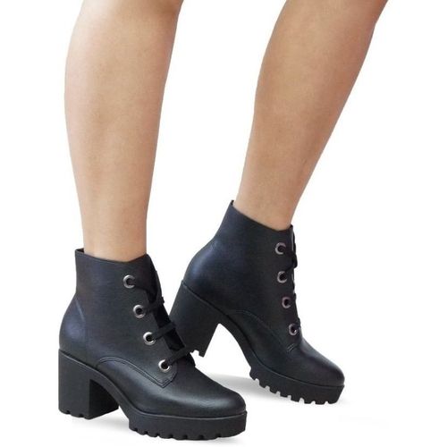 bota feminina vizzano cano curto