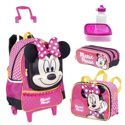 Kit Mochila Infantil Minnie 19y Lancheira Estojo Sestini é boa?