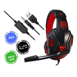 Headset Gamer Xbox One Ps4 Som Do Jogo e Chat Plug P3 Exbom HF-G390P4 -V é boa?
