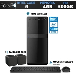 Computador Easy PC Connect Intel Core i3 (Gráficos Intel HD) 4GB HD 500GB Wifi HDMI Full HD é boa?