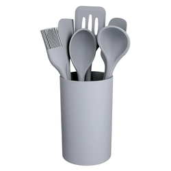 Kit Utensílios Euro Home 7 Peças Silicone Cinza é boa?