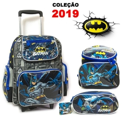 Kit Mochila Infantil Escolar Com Rodinhas Batman é boa?