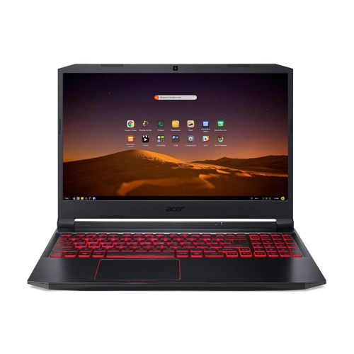 Notebook Gamer Acer NVIDIA GeForce GTX 1650 AMD Ryzen 5-4600H 16GB 512GB SSD Tela Full HD 15.6” Endless OS Aspire Nitro