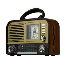 Rádio Retro Bluetooth Fm Am Mp3 Sd Card Usb Relógio é boa?