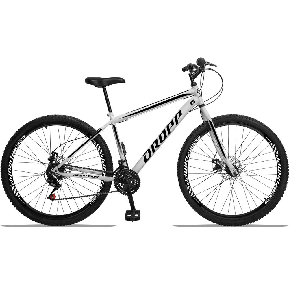 Bicicleta Aro 29 Dropp Aço Mtb 21 Marchas Câmbios (imp.) Freio À Disco Mecânico