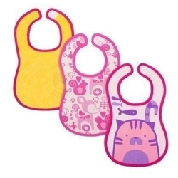 Kit 03 Babadores Easy Meal Menina 3 Pçs 6m+ Chicco 163011 Menor preço em Kit 03 Babadores Easy Meal Menina 3 Pçs 6m+ Chicco 163011