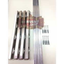 Kit Suporte Master Marivent com 4 Laterais Inox e 6 Barras Alumínio 75 Cm para churrasqueira Para espetos e grelhas Menor preço em Kit Suporte Master Marivent com 4 Laterais Inox e 6 Barras Alumínio 75 Cm para churrasqueira Para espetos e grelhas