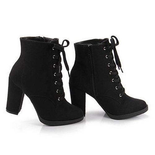 bota coturno feminina salto alto