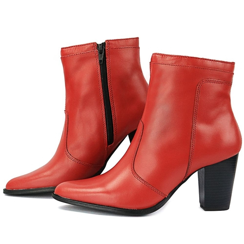 botas vermelhas femininas