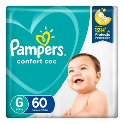 Fralda Pampers Confort Sec Super Tamanho G 60 Unidades é boa?